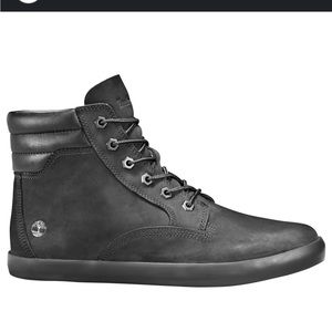 Women’s Black Timberland Dausette Sneaker Boot Size 7 Nubuck Leather